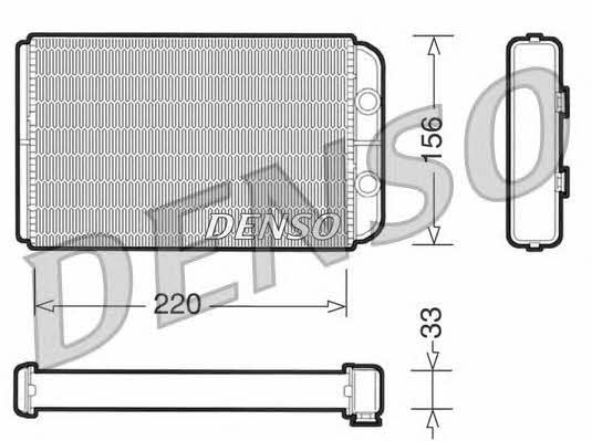 DENSO DRR09090 Heat exchanger, interior heating DRR09090: Buy near me in Poland at 2407.PL - Good price!