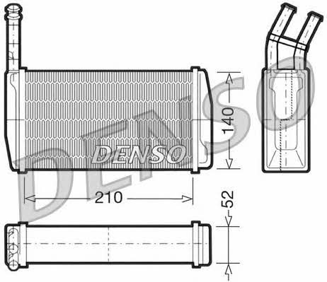 DENSO DRR10011 Nagrzewnica ogrzewania kabiny DRR10011: Dobra cena w Polsce na 2407.PL - Kup Teraz!