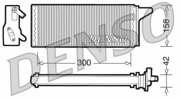 DENSO DRR12001 Радіатор опалювача салону DRR12001: Приваблива ціна - Купити у Польщі на 2407.PL!