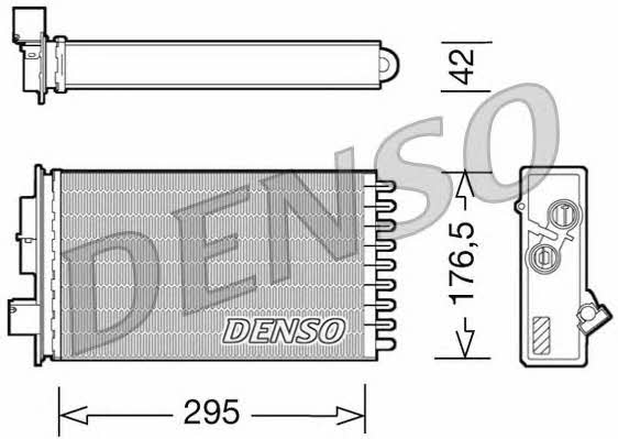 DENSO DRR12022 Heat exchanger, interior heating DRR12022: Buy near me in Poland at 2407.PL - Good price!