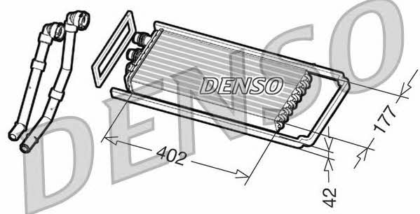 DENSO DRR12100 Heat exchanger, interior heating DRR12100: Buy near me in Poland at 2407.PL - Good price!