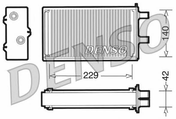 DENSO DRR13001 Радиатор отопителя салона DRR13001: Отличная цена - Купить в Польше на 2407.PL!