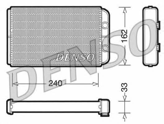 DENSO DRR13010 Радиатор отопителя салона DRR13010: Отличная цена - Купить в Польше на 2407.PL!