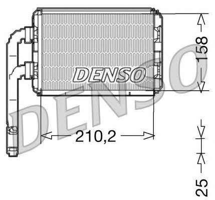 DENSO DRR23016 Heat exchanger, interior heating DRR23016: Buy near me in Poland at 2407.PL - Good price!