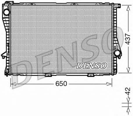 DENSO DRM05048 Radiator, engine cooling DRM05048: Buy near me in Poland at 2407.PL - Good price!