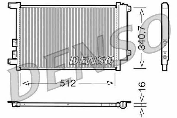 DENSO DCN01010 Радиатор кондиционера (Конденсатор) DCN01010: Отличная цена - Купить в Польше на 2407.PL!