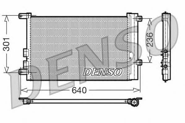 DENSO DCN01016 Радиатор кондиционера (Конденсатор) DCN01016: Отличная цена - Купить в Польше на 2407.PL!