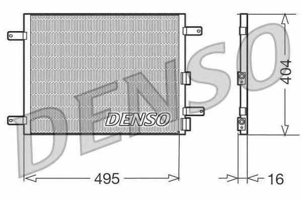 DENSO DCN01023 Радиатор кондиционера (Конденсатор) DCN01023: Отличная цена - Купить в Польше на 2407.PL!