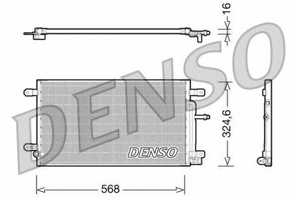 DENSO DCN02020 Радіатор кондиціонера (Конденсатор) DCN02020: Приваблива ціна - Купити у Польщі на 2407.PL!