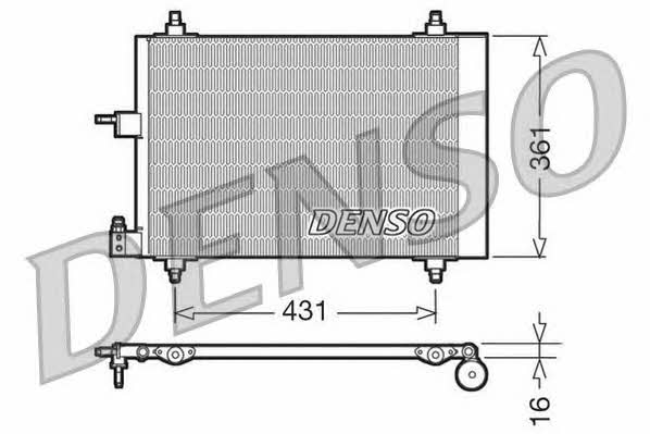 DENSO DCN07009 Радиатор кондиционера (Конденсатор) DCN07009: Отличная цена - Купить в Польше на 2407.PL!