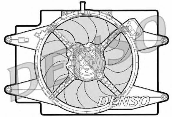 DENSO DER01001 Вентилятор радиатора охлаждения DER01001: Отличная цена - Купить в Польше на 2407.PL!