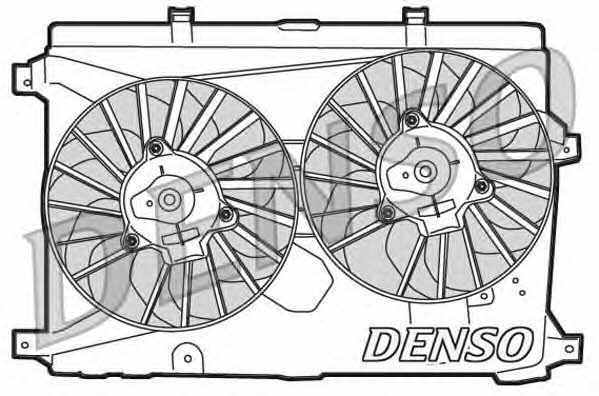DENSO DER01015 Hub, engine cooling fan wheel DER01015: Buy near me in Poland at 2407.PL - Good price!
