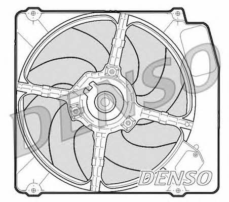DENSO DER01203 Hub, engine cooling fan wheel DER01203: Buy near me in Poland at 2407.PL - Good price!