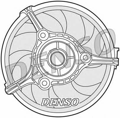 DENSO DER02002 Hub, engine cooling fan wheel DER02002: Buy near me in Poland at 2407.PL - Good price!