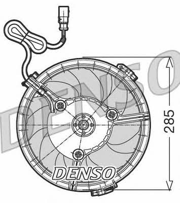 DENSO DER02005 Hub, engine cooling fan wheel DER02005: Buy near me in Poland at 2407.PL - Good price!