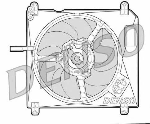 DENSO DER09002 Hub, engine cooling fan wheel DER09002: Buy near me in Poland at 2407.PL - Good price!