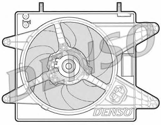 DENSO DER09003 Hub, engine cooling fan wheel DER09003: Buy near me at 2407.PL in Poland at an Affordable price!