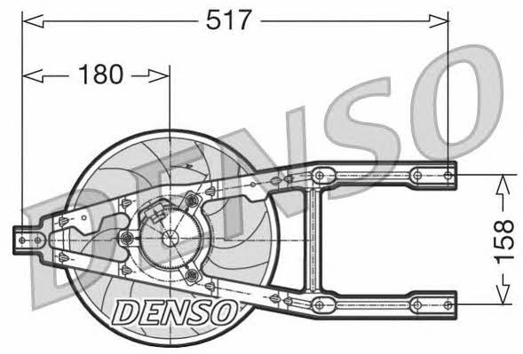 DENSO DER09012 Piasta, koło wentylatora chłodzenia silnika DER09012: Dobra cena w Polsce na 2407.PL - Kup Teraz!