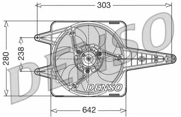 DENSO DER09029 Вентилятор радиатора охлаждения DER09029: Отличная цена - Купить в Польше на 2407.PL!