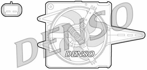 DENSO DER09056 Hub, engine cooling fan wheel DER09056: Buy near me in Poland at 2407.PL - Good price!