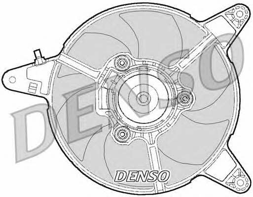 DENSO DER09095 Hub, engine cooling fan wheel DER09095: Buy near me in Poland at 2407.PL - Good price!