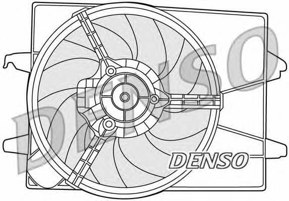 DENSO DER10003 Hub, engine cooling fan wheel DER10003: Buy near me in Poland at 2407.PL - Good price!