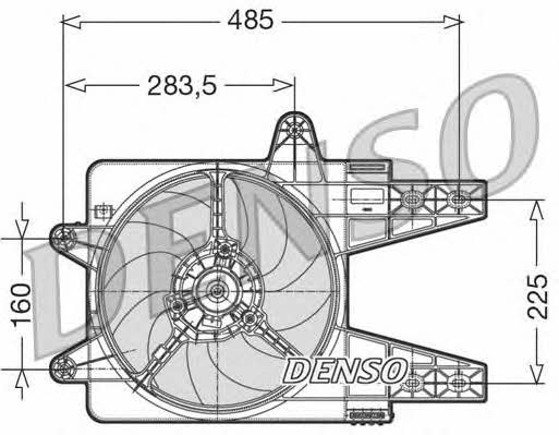 DENSO DER13003 Hub, engine cooling fan wheel DER13003: Buy near me in Poland at 2407.PL - Good price!