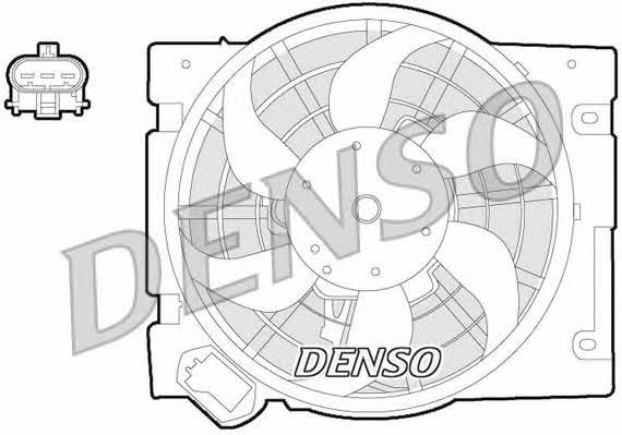 DENSO DER20013 Hub, engine cooling fan wheel DER20013: Buy near me in Poland at 2407.PL - Good price!