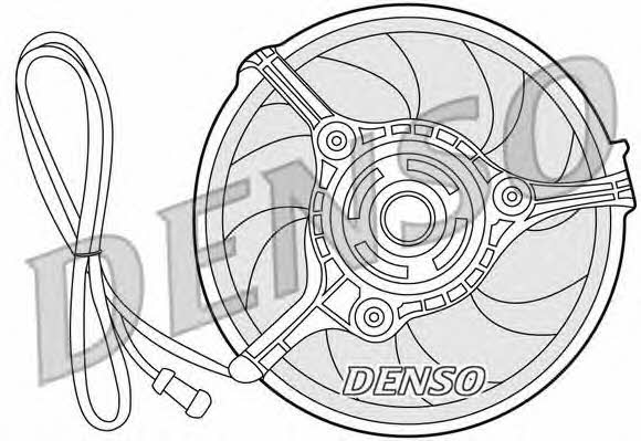 DENSO DER32008 Hub, engine cooling fan wheel DER32008: Buy near me in Poland at 2407.PL - Good price!