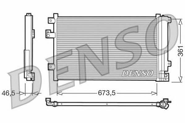 DENSO DCN09084 Радиатор кондиционера (Конденсатор) DCN09084: Отличная цена - Купить в Польше на 2407.PL!
