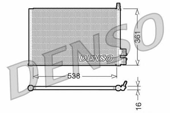 DENSO DCN10021 Радіатор кондиціонера (Конденсатор) DCN10021: Приваблива ціна - Купити у Польщі на 2407.PL!