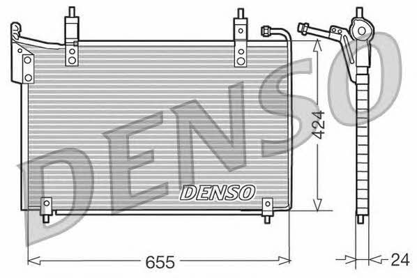 DENSO DCN11005 Радиатор кондиционера (Конденсатор) DCN11005: Купить в Польше - Отличная цена на 2407.PL!