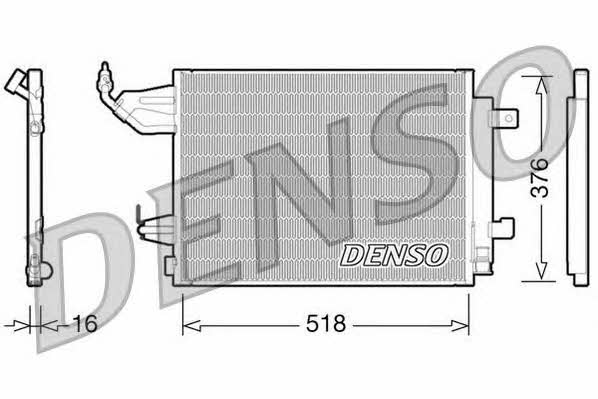 DENSO DCN16001 Радиатор кондиционера (Конденсатор) DCN16001: Отличная цена - Купить в Польше на 2407.PL!