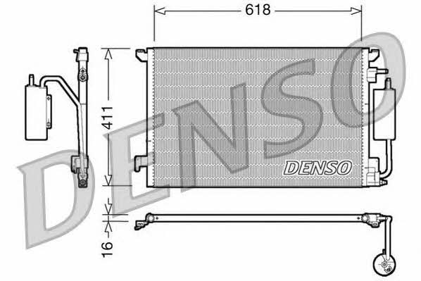 DENSO DCN20028 Радиатор кондиционера (Конденсатор) DCN20028: Отличная цена - Купить в Польше на 2407.PL!