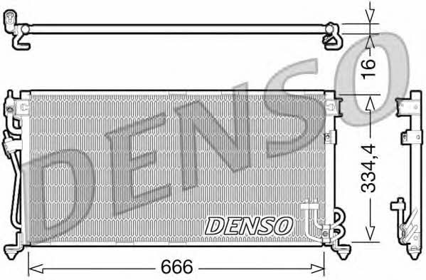 DENSO DCN45002 Радіатор кондиціонера (Конденсатор) DCN45002: Приваблива ціна - Купити у Польщі на 2407.PL!