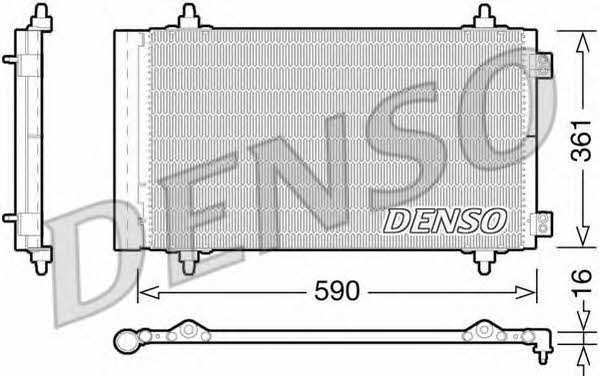 DENSO DCN21018 Радиатор кондиционера (Конденсатор) DCN21018: Отличная цена - Купить в Польше на 2407.PL!