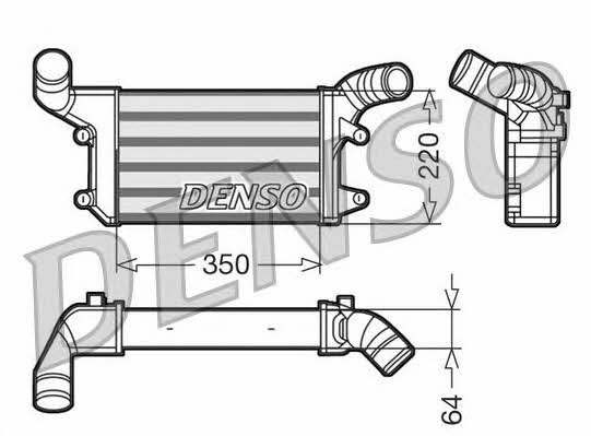 DENSO DIT45002 Intercooler, charger DIT45002: Buy near me in Poland at 2407.PL - Good price!