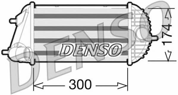 DENSO DIT47001 Intercooler, charger DIT47001: Buy near me in Poland at 2407.PL - Good price!