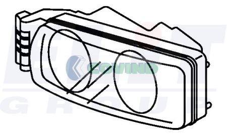 Depo 663-1106R-LD-EM Headlight right 6631106RLDEM: Buy near me at 2407.PL in Poland at an Affordable price!