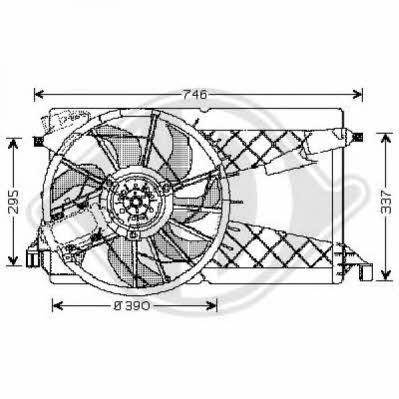 Diederichs 5618201 Hub, engine cooling fan wheel 5618201: Buy near me in Poland at 2407.PL - Good price!