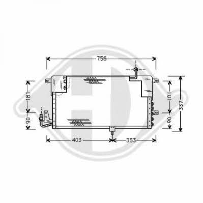 Diederichs 8224300 Радиатор кондиционера (Конденсатор) 8224300: Отличная цена - Купить в Польше на 2407.PL!