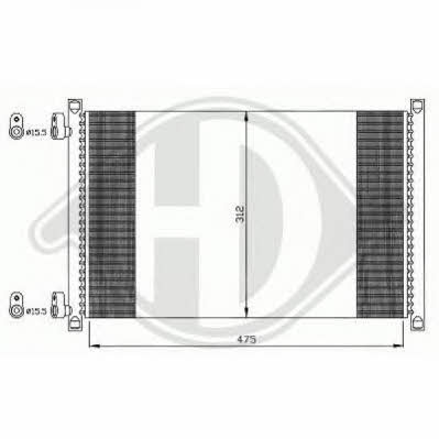 Diederichs 8345305 Радиатор кондиционера (Конденсатор) 8345305: Отличная цена - Купить в Польше на 2407.PL!