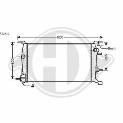 Diederichs 8446503 Kühler motorkühlung 8446503: Kaufen Sie zu einem guten Preis in Polen bei 2407.PL!