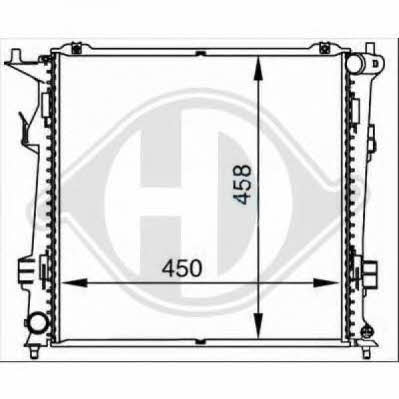 Diederichs 8655303 Radiator, engine cooling 8655303: Buy near me in Poland at 2407.PL - Good price!