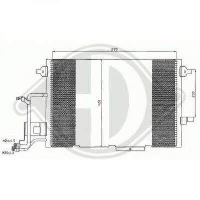 Diederichs 8102401 Радиатор кондиционера (Конденсатор) 8102401: Отличная цена - Купить в Польше на 2407.PL!