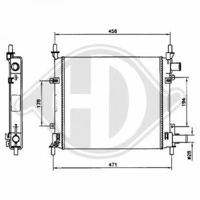 Diederichs 8110189 Kühler motorkühlung 8110189: Kaufen Sie zu einem guten Preis in Polen bei 2407.PL!