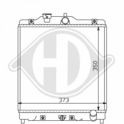 Diederichs 8111123 Radiator, engine cooling 8111123: Buy near me in Poland at 2407.PL - Good price!