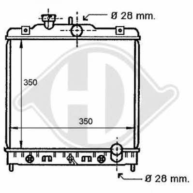 Diederichs 8111135 Radiator, engine cooling 8111135: Buy near me in Poland at 2407.PL - Good price!