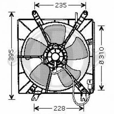 Diederichs 8521653 Hub, engine cooling fan wheel 8521653: Buy near me in Poland at 2407.PL - Good price!