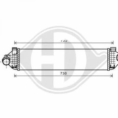 Diederichs 8142804 Intercooler, charger 8142804: Buy near me in Poland at 2407.PL - Good price!